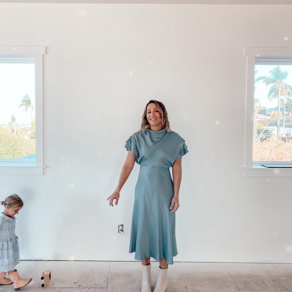 Anthropologie silk dress - Picture 3 of 6